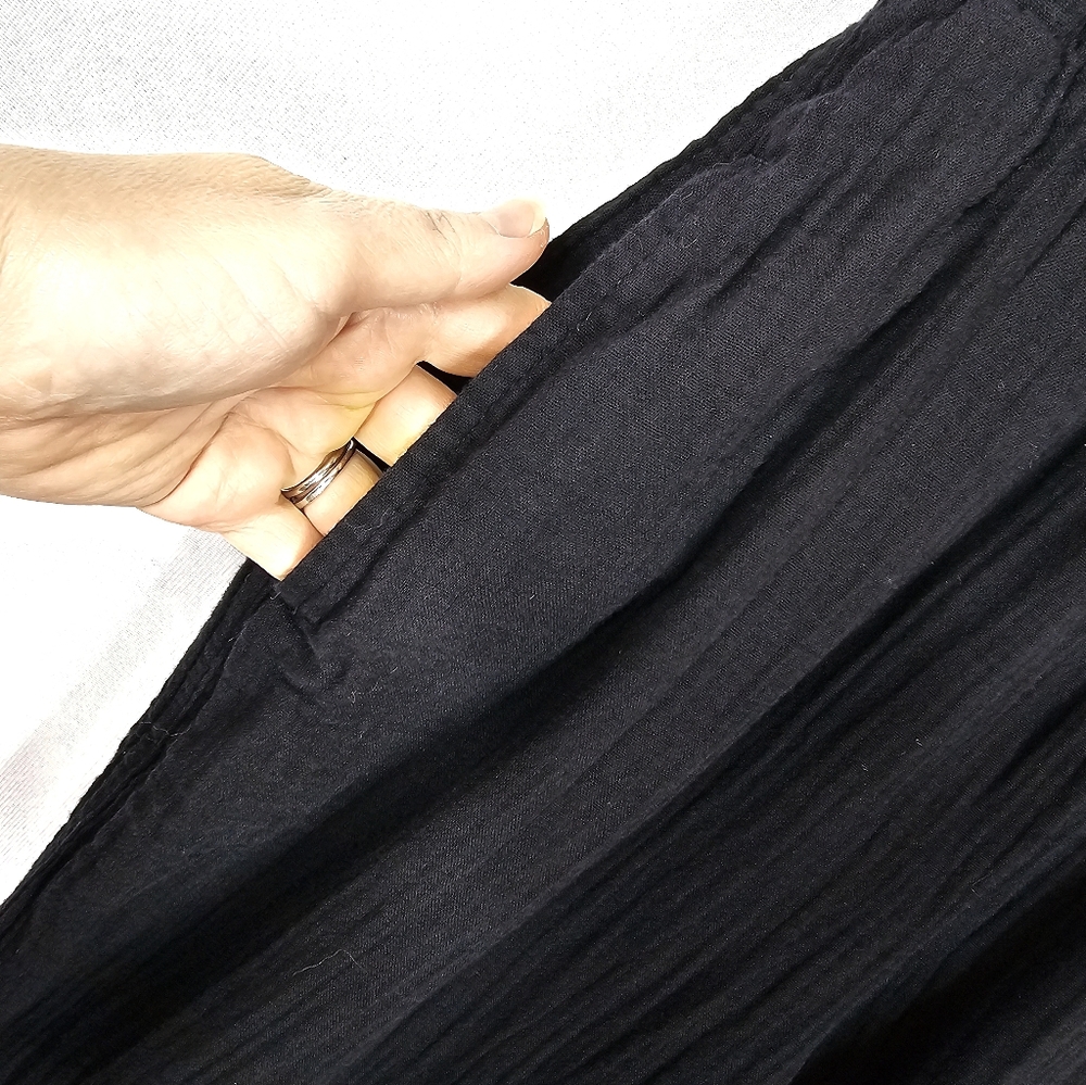 GAP Gauze Wide-Leg Pants - Picture 7 of 10